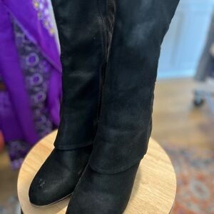 Fergalicious Black Over the Knee Boots